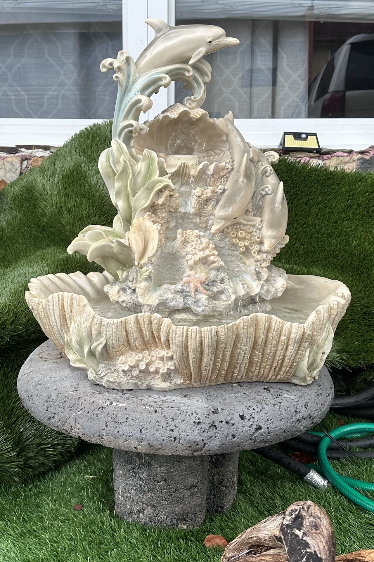 Indoor/outdoor dolphin Fountain