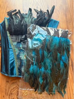 XS Women’s 2 Piece Peacock Costume