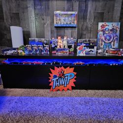 Gaming Table Entertainment Center Built In Led Light