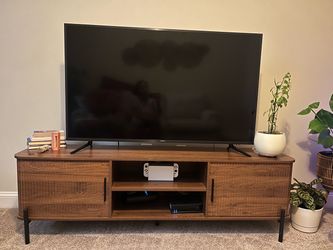 Mid century fluted TV stand
