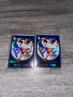 Dodgers one piece loofy promo card