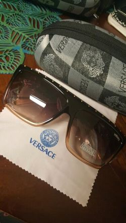 Versace brown shade sunglasses Unisex