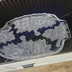 Crystal Plate For Appetizer 