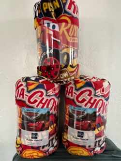 Disney Cars Lightning McQueen Throw Blankets