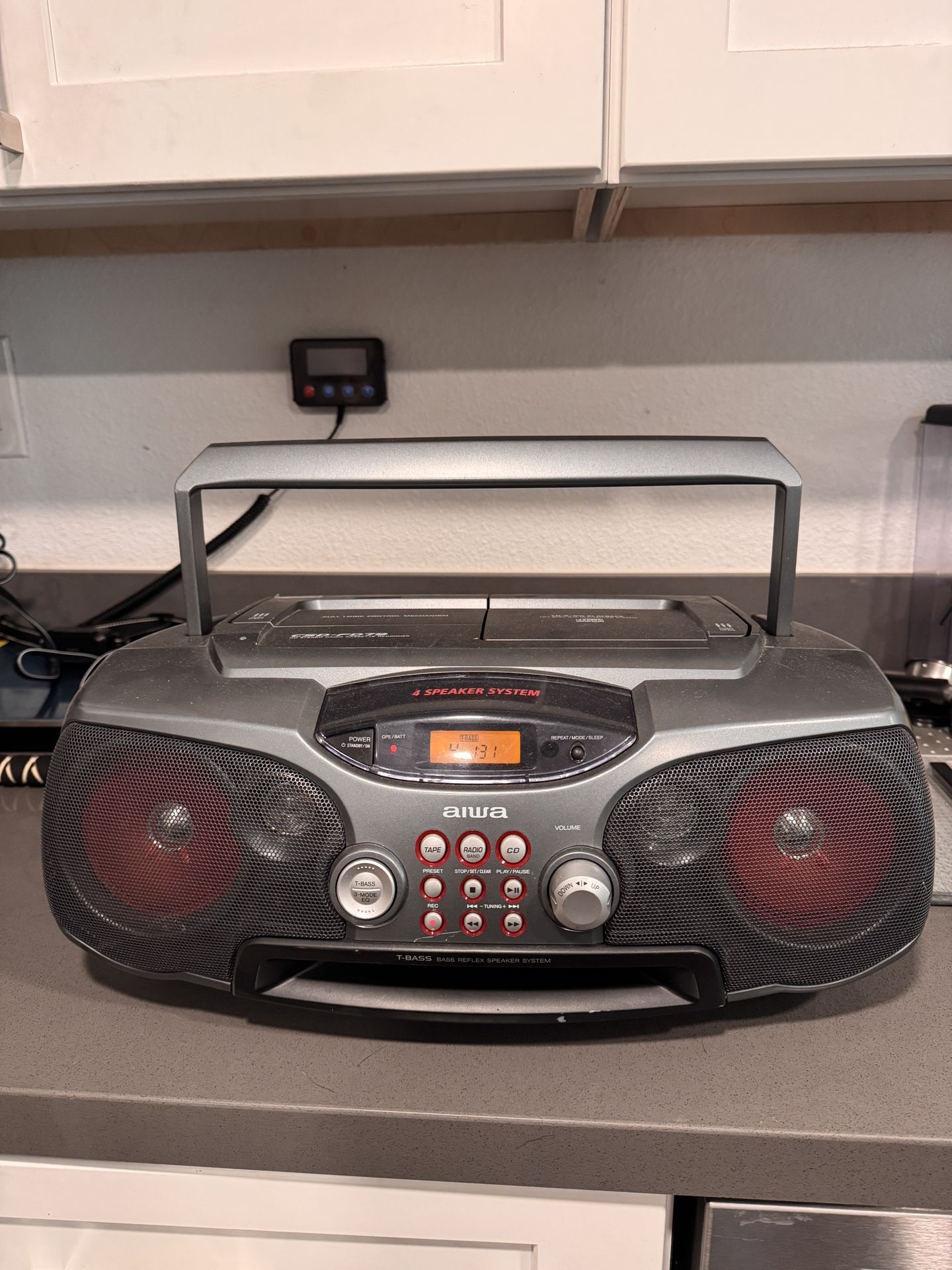 AIWA CSD-FD79U CD-R/RW/AM-FM Boom Box Cassette (TESTED)
