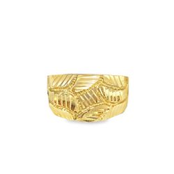 10k Yellow Gold Nuggets Band Ring