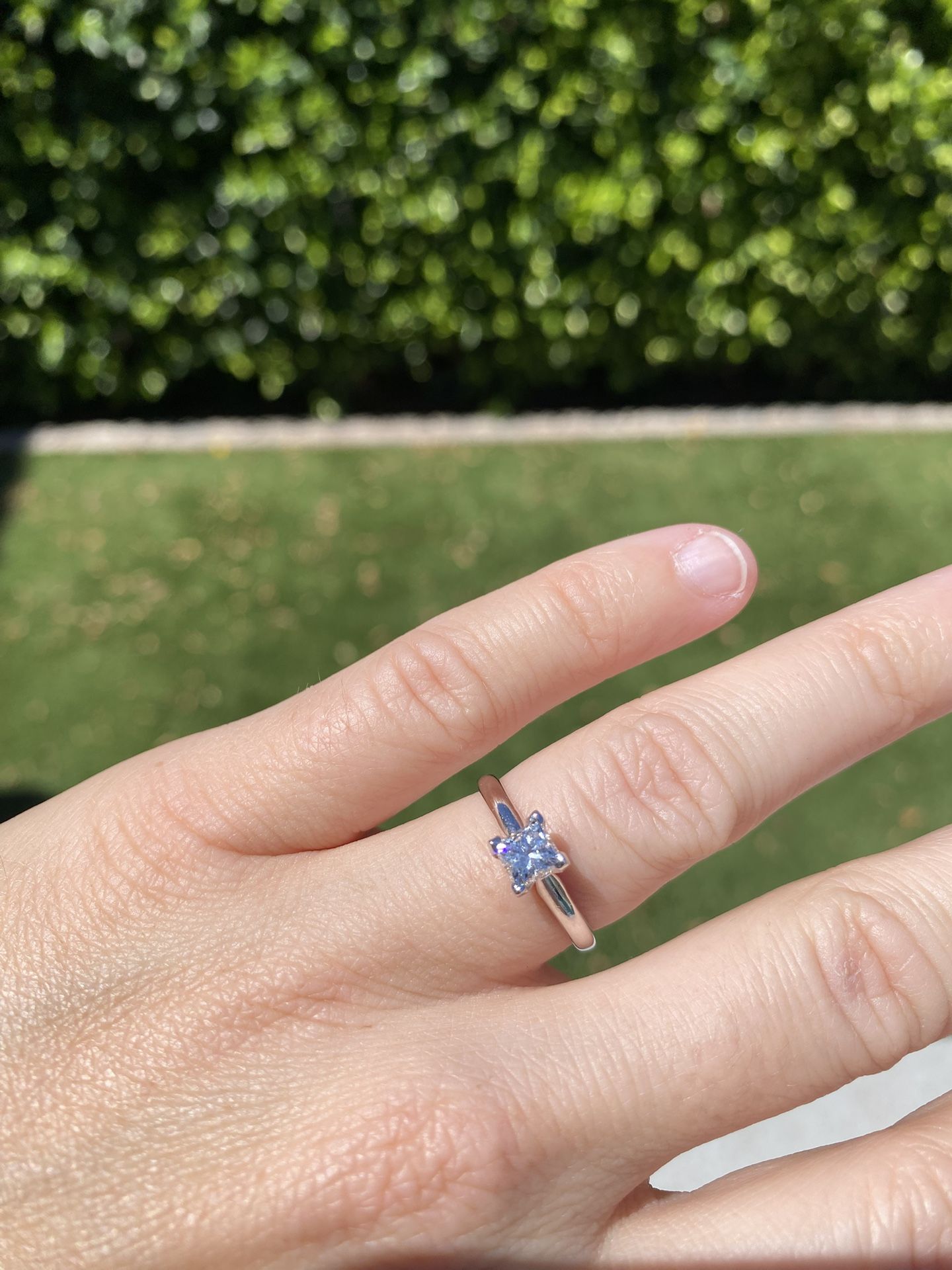 0.73ct G/VS1 EGL Diamond Ring β 14K White Gold Solitaire β Appraised $5,510