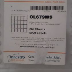 Online Labels Sheets