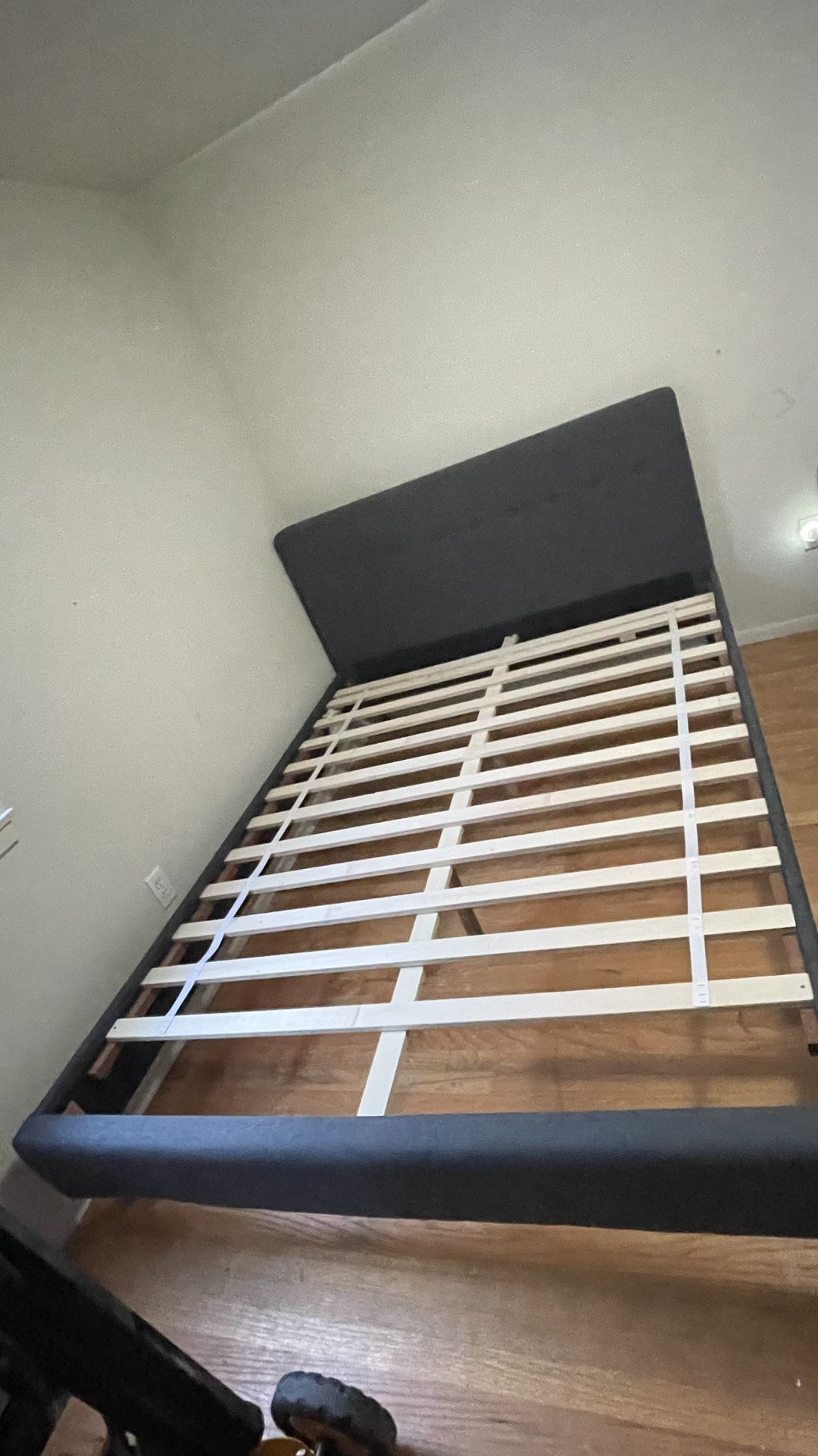 FREE _Queen Size Upholstery Bed Frame