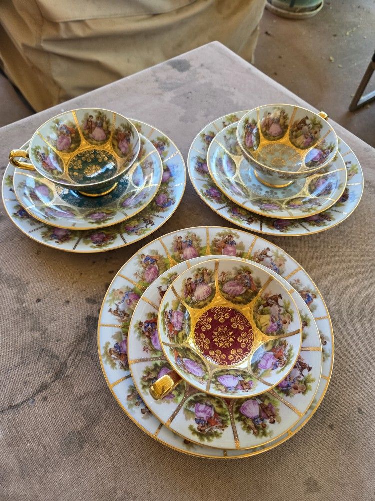 Vintage Hand Painted Set
