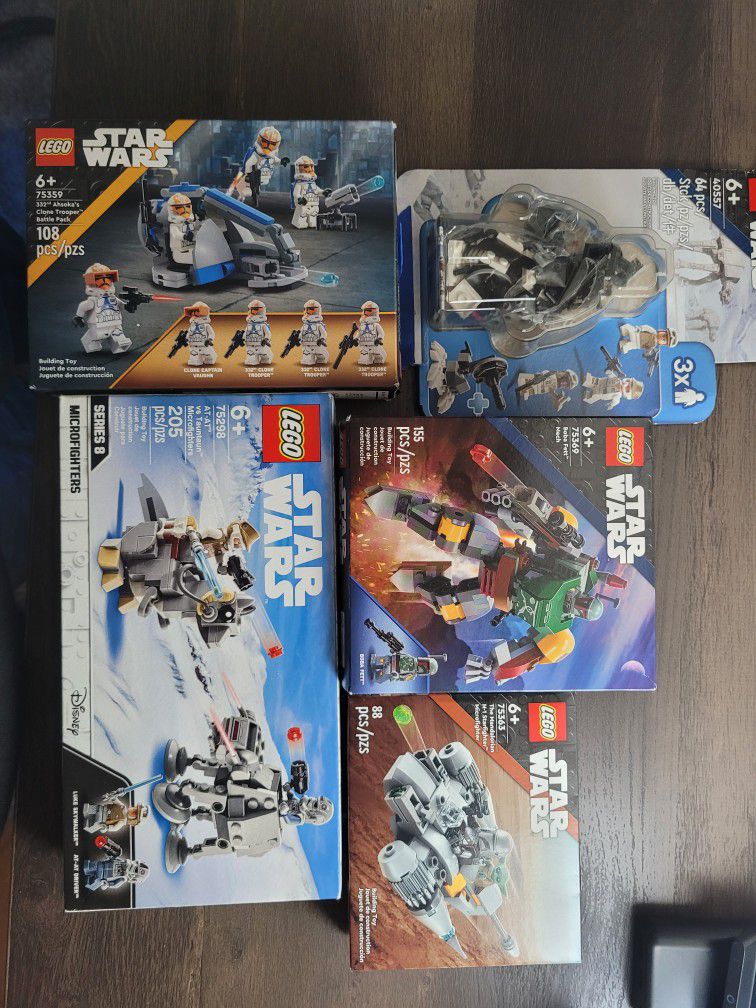 LEGO STAR WARS - *NO MINIFIGS* - BUILDS ONLY