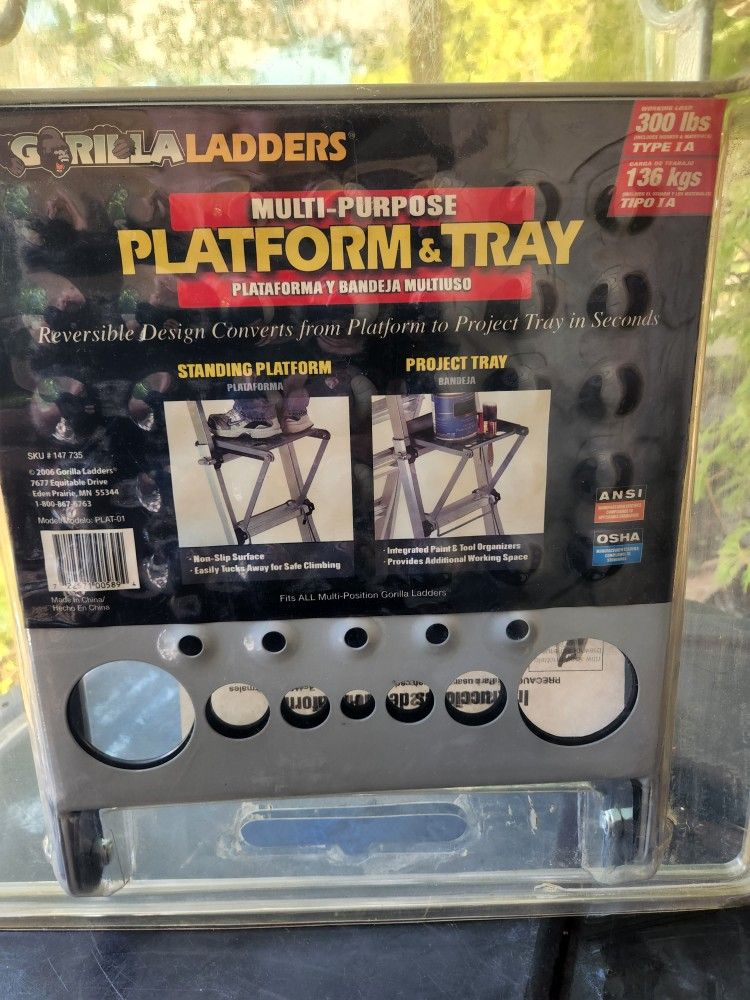 GorillaLadders Platform & Tray