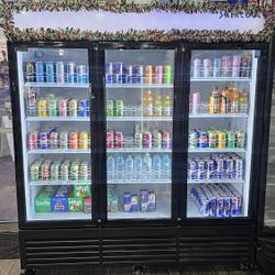 3 Glass Door Refrigerator 