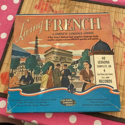 Living French vintage LP vinyl record