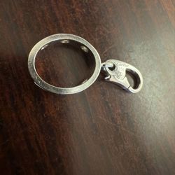 Authentic Cartier 18 karat white gold, diamond charm