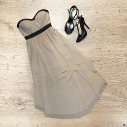 Strapless High-low Dress Size M