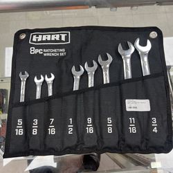 Hart 8pc Wrench Set 