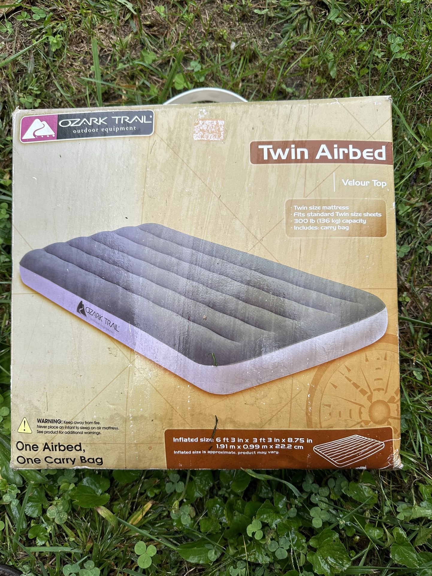 Ozark Twin Size Air Mattress 