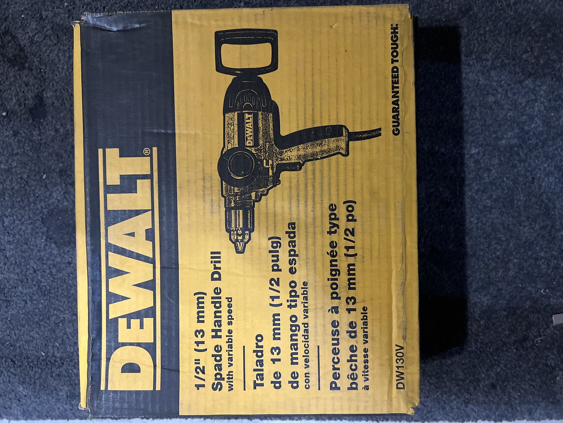 DeWALT  DW130V Spade Handle Drill
