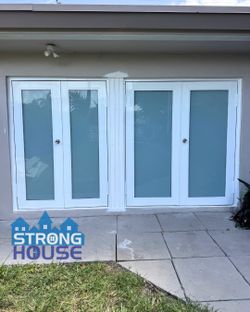 Hurricane Impact Double Entry Doors