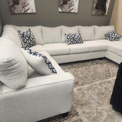 Brand New Artisan 3pc Sea Salt Extra Length RAF Sectionals! 🔥 (3 Colors In Stock!)