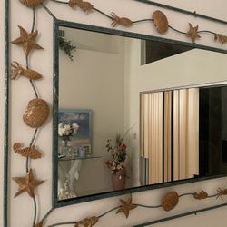 Large Seashells Mirror 