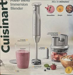 Cuisinart power blend Immersion blender w/ Accessories