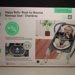 Ingenuity Happy Belly Rock-to- Bounce Massage Seat
