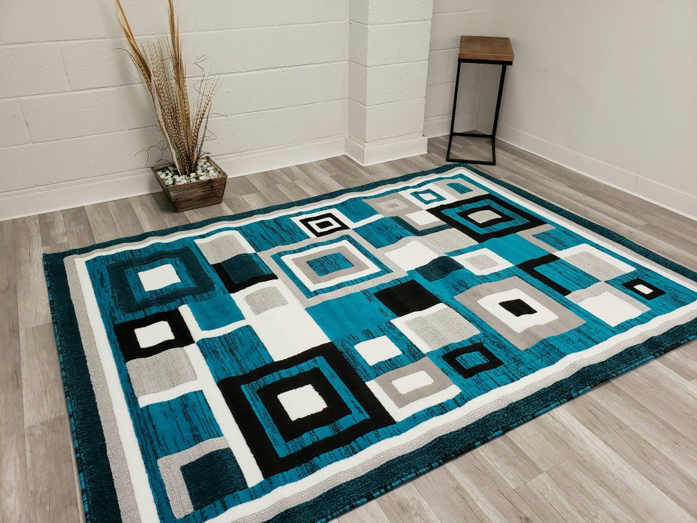 NEW 5'3 X 7'2 AREA RUG | ACCENT RUG | LIVING ROOM RUG | IN STOCK! |LARGE RUG