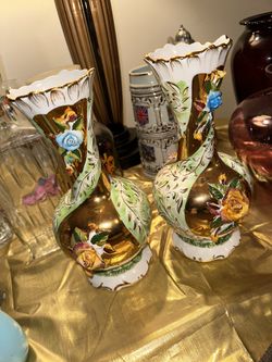 Gorgeous Antique Vases  