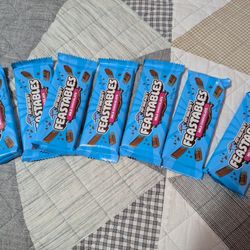 7 Mr. Beast Feastables Chocolate Bars 2.1 oz each (60g)