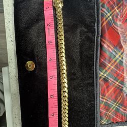 Miami Cuban LInk bracelet 14k solid gold