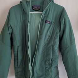 Women's XS Patagonia Hooded Jacket Insulated Micro Puffer Ultralight Base Layer Snowboarding Hiking Camping REI Columbia North Face Marmot Rab Snow