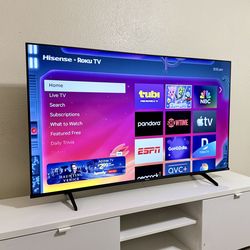 Like New Hisense Roku Smart Tv 4k UHD 60"