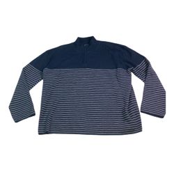 Patagonia quarter zip striped men’s pull over sweater