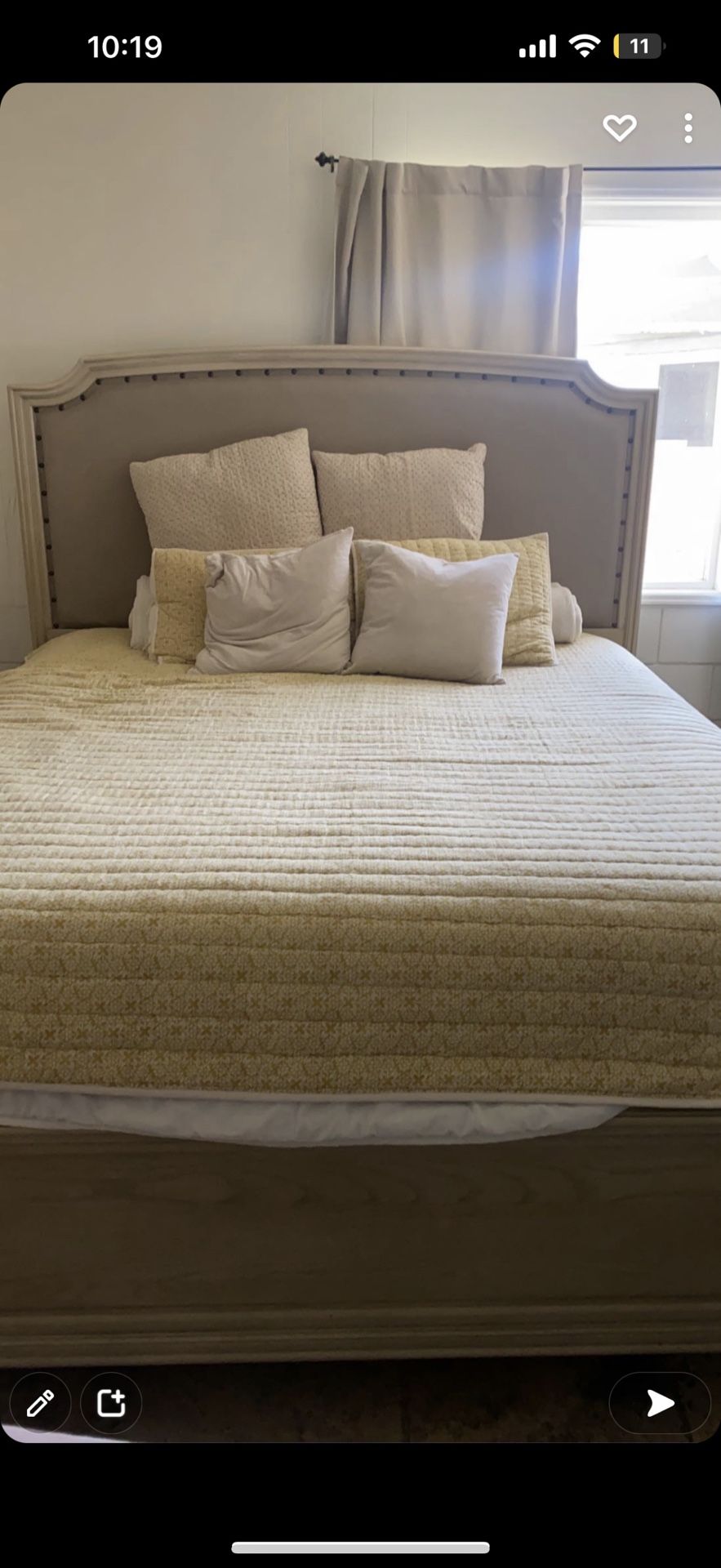 Mathis Brother KING BED FRAME