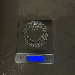 925 SOLID SILVER ROPE CHAIN 22” Inches And 7 mm Thick