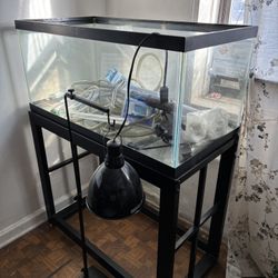 Aqueon 40 Breeder tank, stand, and Accessories