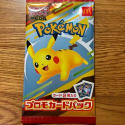 Pikachu Japanese McDonald’s Pokémon Promo Card Pack NEW Sealed✨