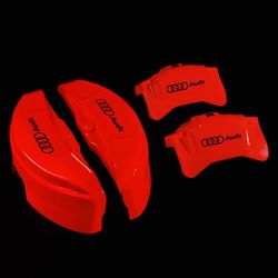 Audi Red Brake Caliper Covers – Set of 4 – Brand New