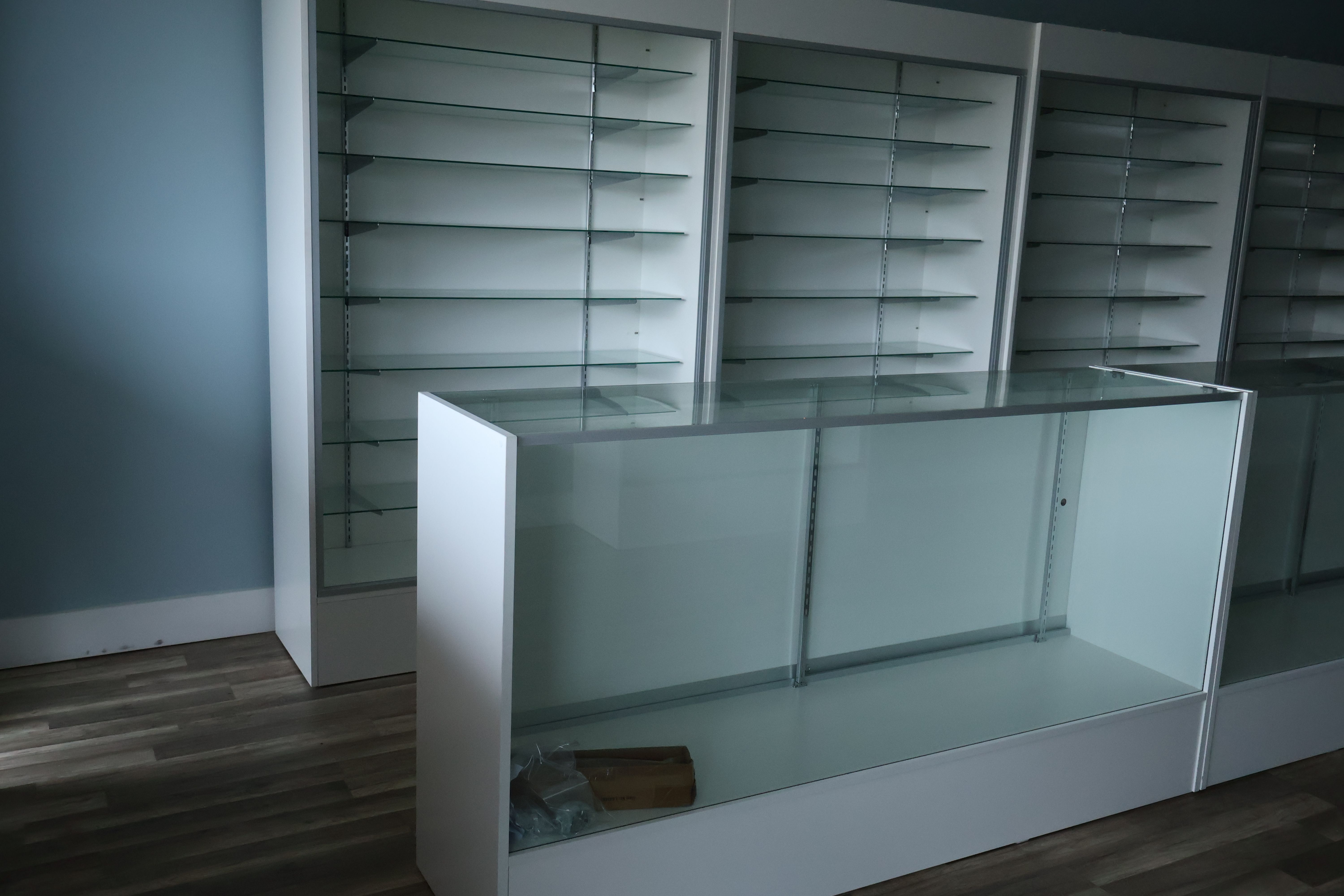 SlatWall, Display Cases, and more