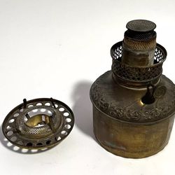 Vintage The New Columbia Antique Kerosene Lamp