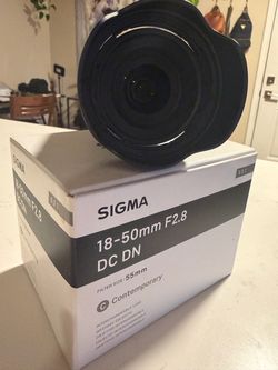 Sigma 18-50mm F2.8 lens for Sony