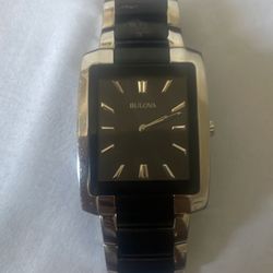 Bulova Menz Classic Rectangle 2-hand Quarts Watch 