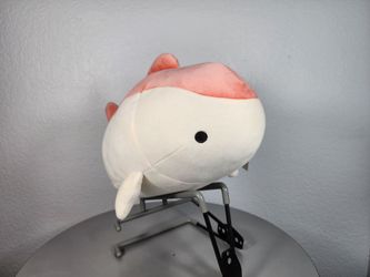 15" Livheart White Pink Koi Fish Plush
