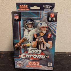Topps Chrome Football 2025 Hanger Box