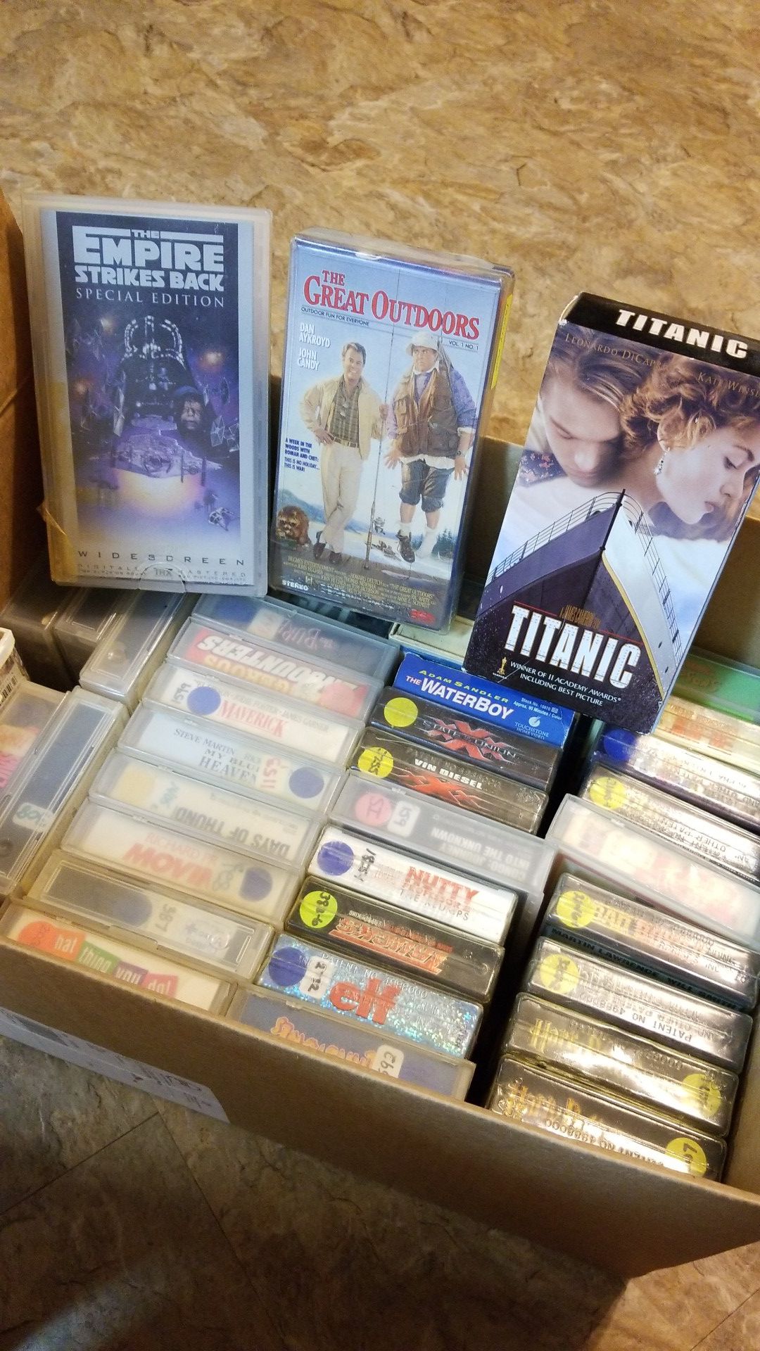 Various VHS movies