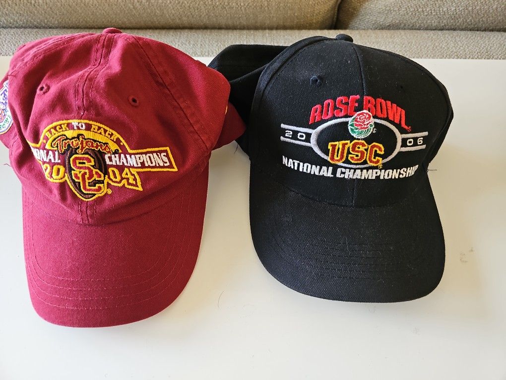 USC Southern California Hats - 2 Qty