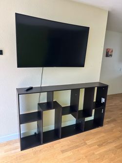 Tv, wall mount, and stand
