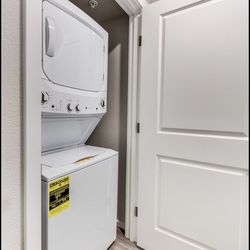 24” Stackable washer and dryer